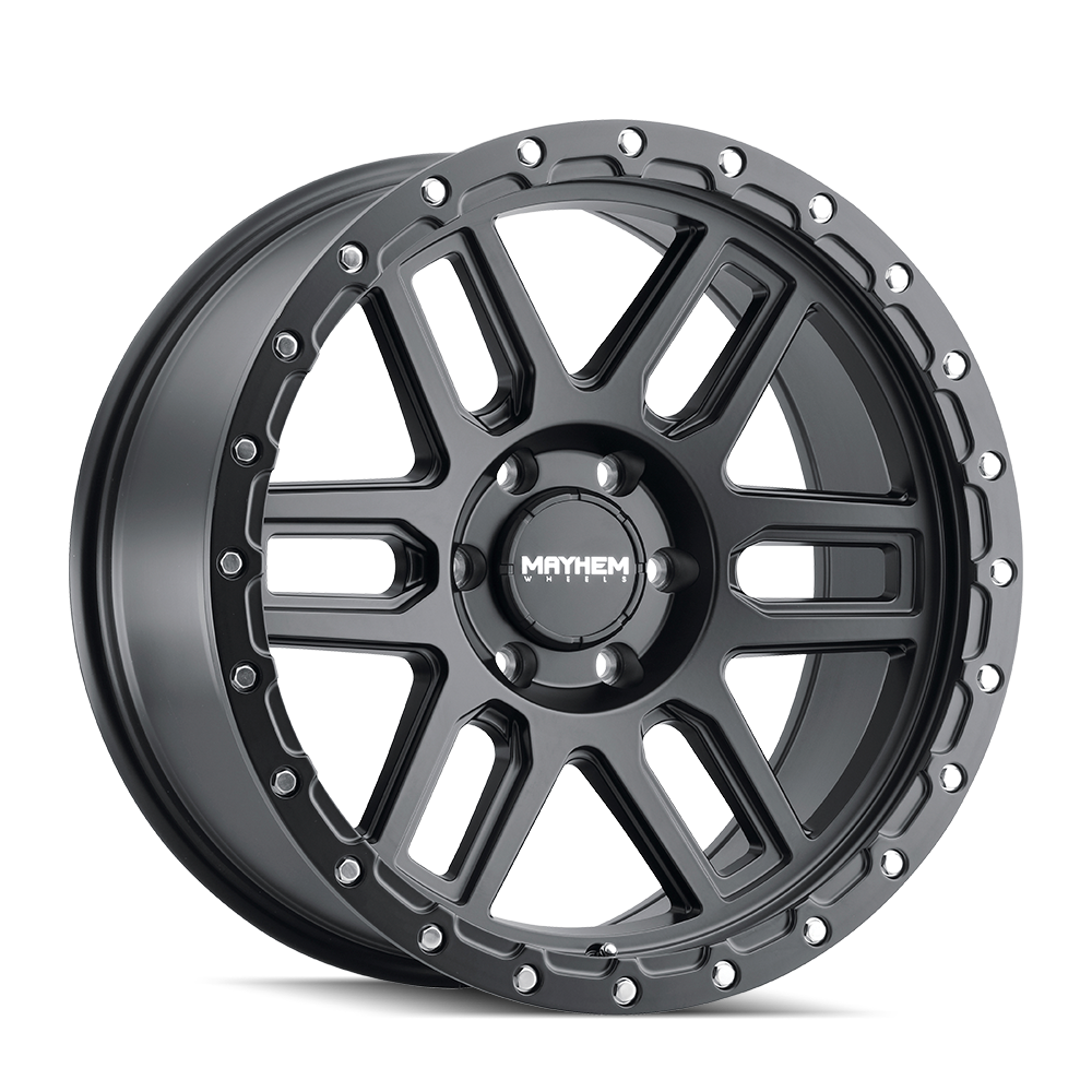 MAYHEM DELTA 8304 MATTE BLACK 17X9 6-139.7 -12MM 106MM