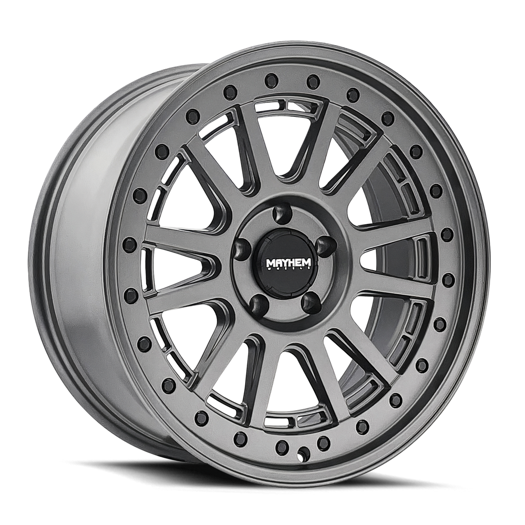 MAYHEM COMPASS 8305 MATTE GUNMETAL W/ BLK BOLT 18X9 5-127 0MM 78.1MM