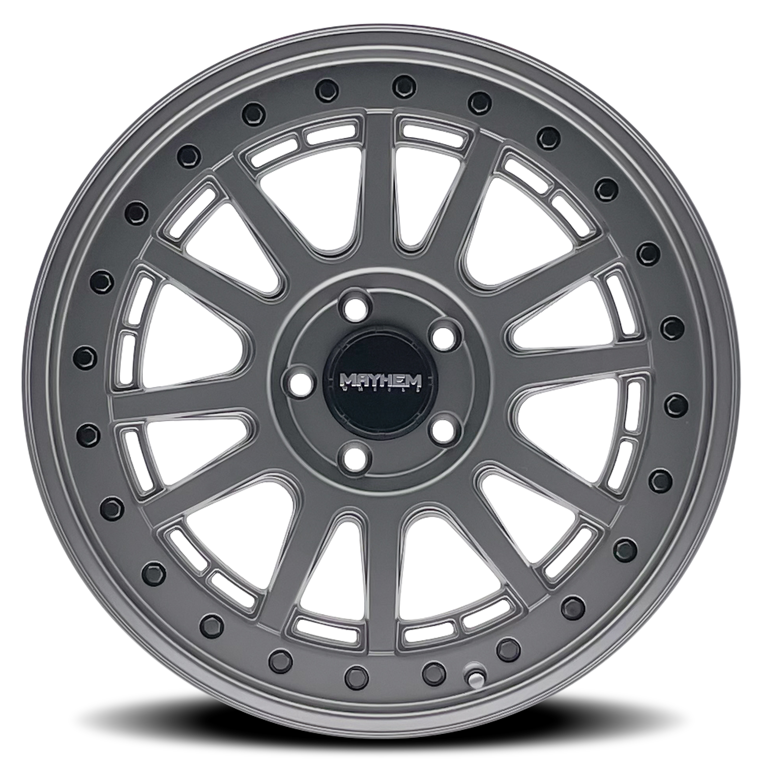 MAYHEM COMPASS 8305 MATTE GUNMETAL W/ BLK BOLT 20X9 5-127 0MM 78.1MM