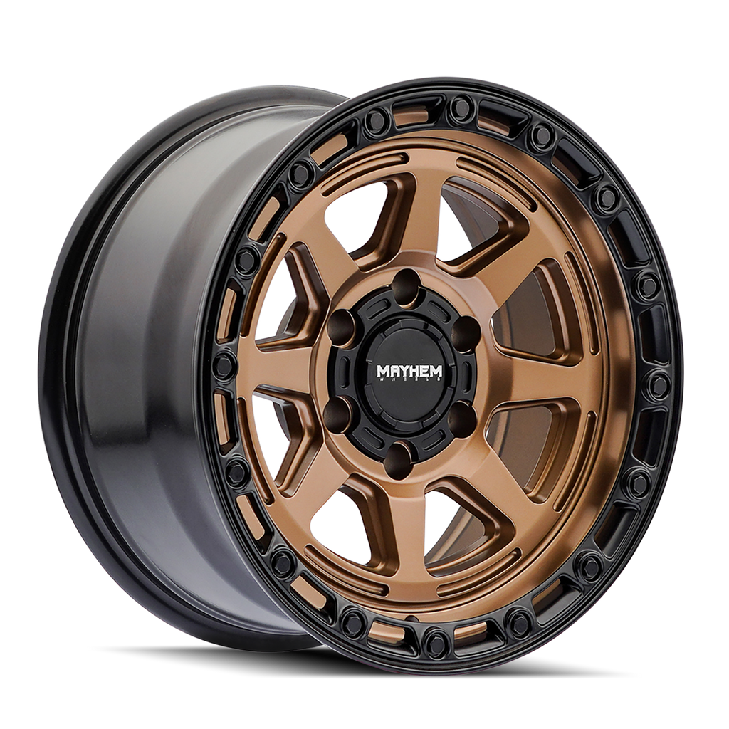MAYHEM RIDGELINE 8306 SATIN BRONZE 17X8.5 6-135 -6MM 87.1MM
