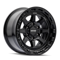 MAYHEM  RIDGELINE (8306) SATIN BLACK 17X8.5 6X139.7 25MM 106MM