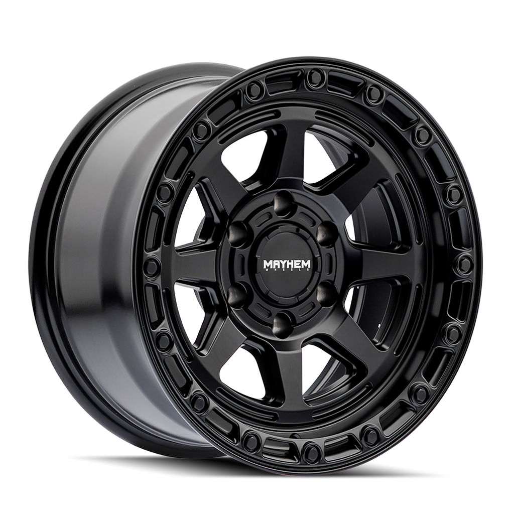 MAYHEM  RIDGELINE (8306) SATIN BLACK 18X9 6X139.7 20MM 106MM