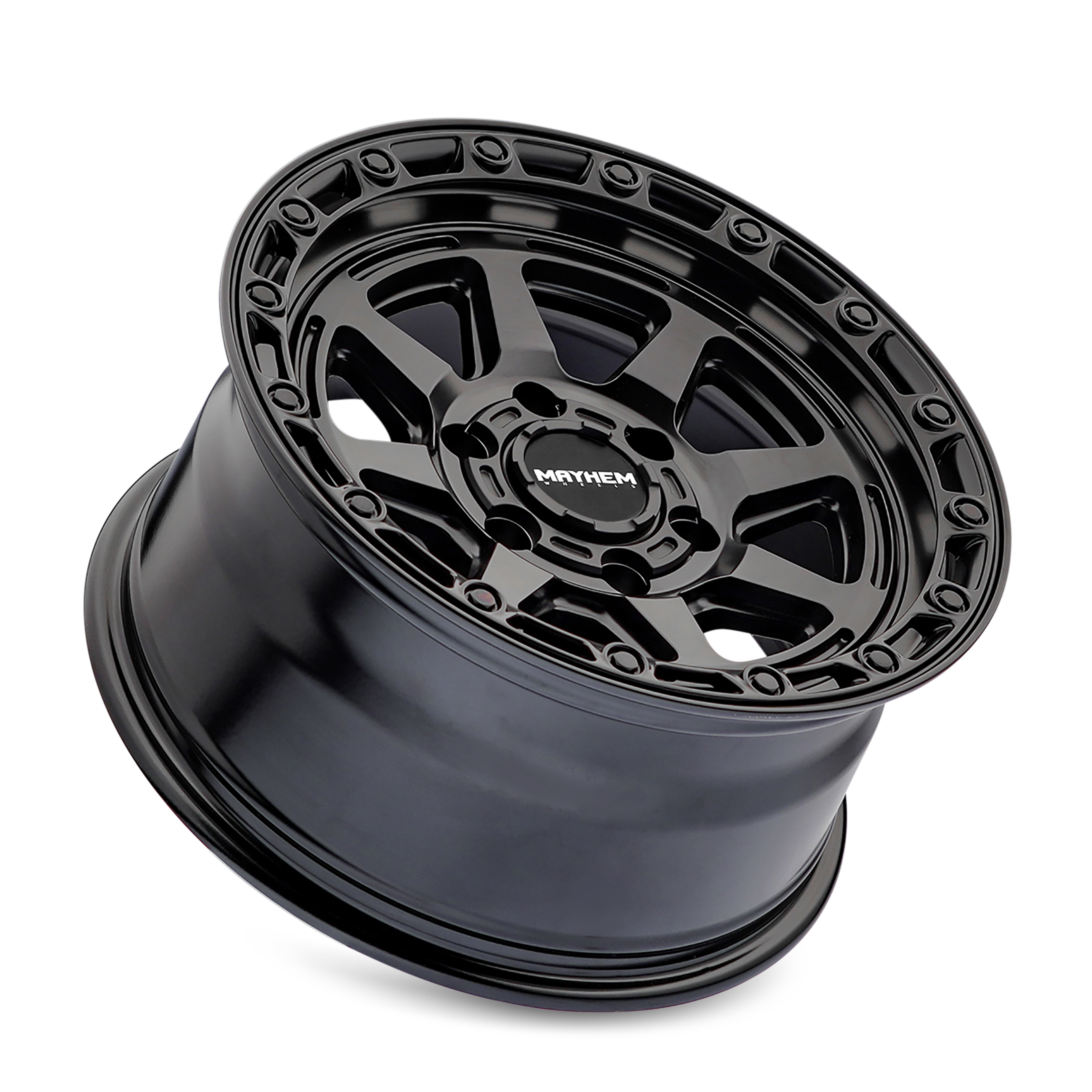 MAYHEM RIDGELINE 8306 SATIN BLACK 17X8.5 6-135 -6MM 87.1MM