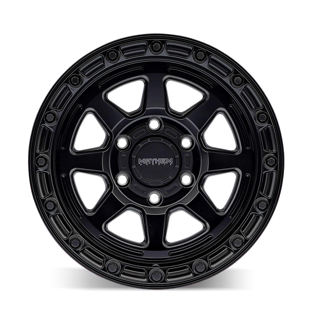 MAYHEM  RIDGELINE (8306) SATIN BLACK 20X9 8X165.1 18MM 125.2MM