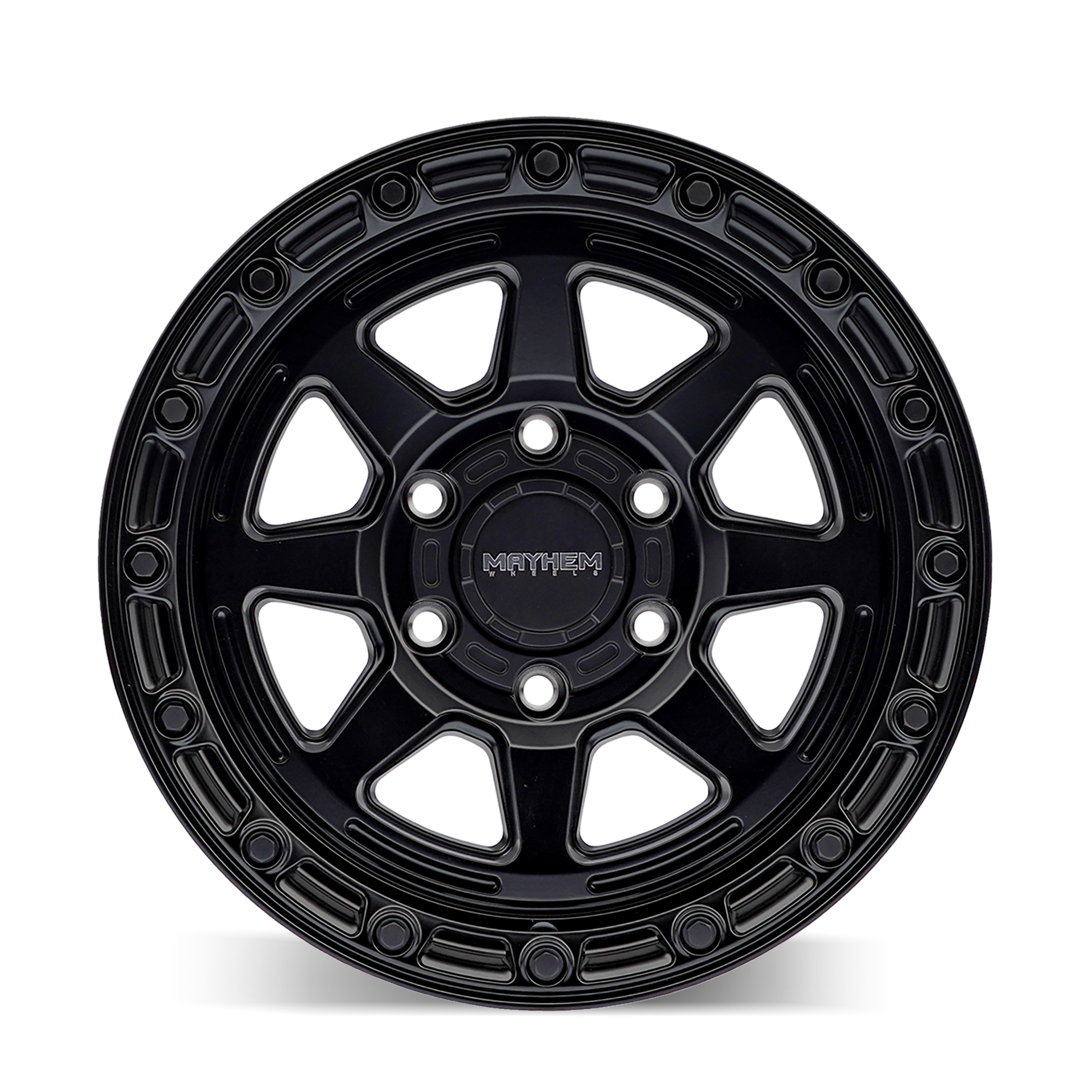 MAYHEM RIDGELINE 8306 SATIN BLACK 17X8.5 5-127 -6MM 78.1MM