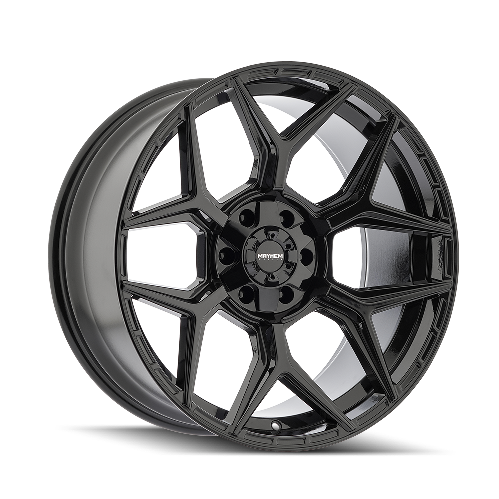 MAYHEM VANQUISH 8119 GLOSS BLACK 20X10 6-135/6-139.7 -19MM 106MM