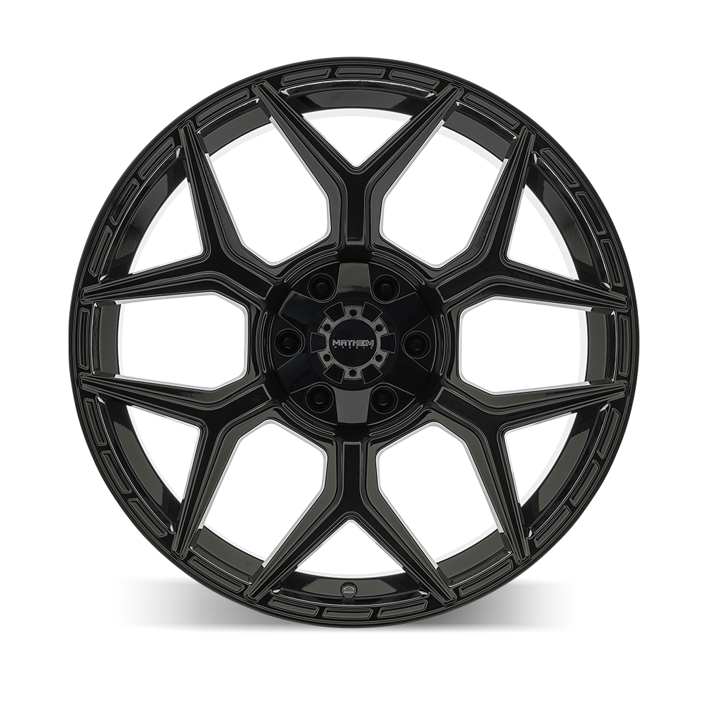 MAYHEM VANQUISH 8119 GLOSS BLACK 20X10 6-135/6-139.7 -19MM 106MM