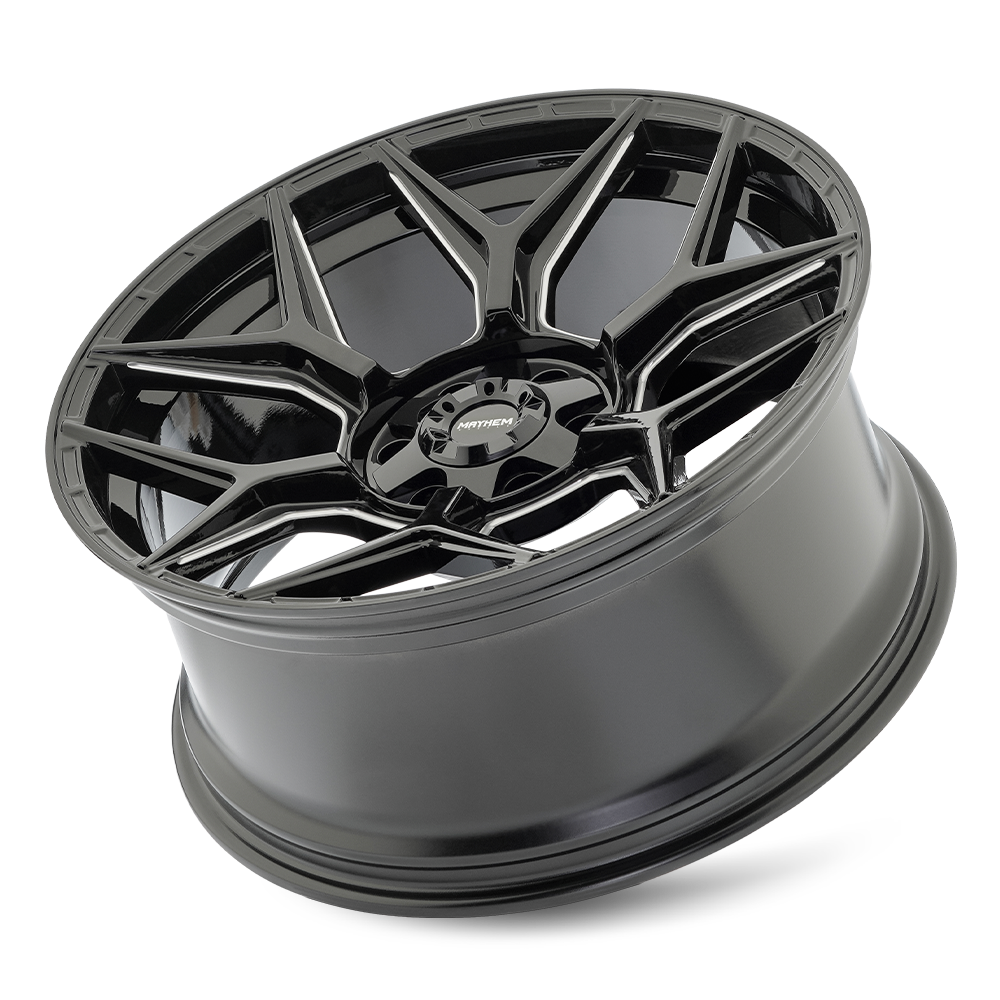 MAYHEM VANQUISH 8119 BLACK MILLED 20X10 6-135/6-139.7 -19MM 106MM