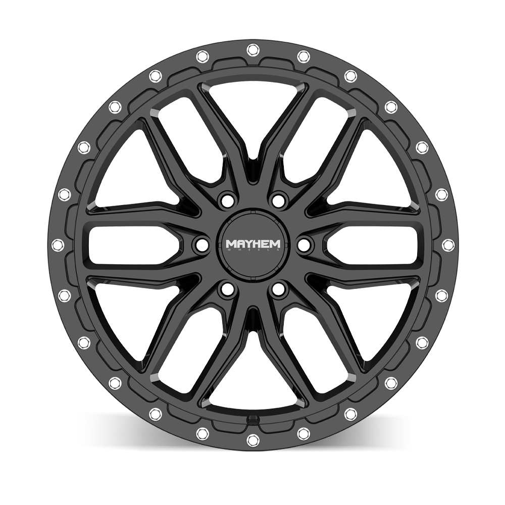 MAYHEM VECTOR 8310 GLOSS BLACK 17X9 6-139.7 18MM 106MM