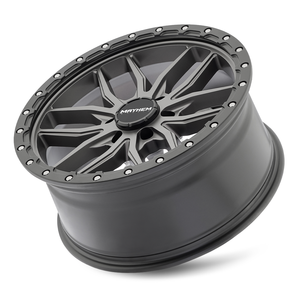 MAYHEM VECTOR 8310 MATTE GUNMETAL BLACK LIP 17X9 6-139.7 18MM 106MM