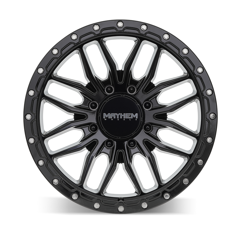MAYHEM VECTOR 8310 GLOSS BLACK 17X9 8-165.1 18MM 125.2MM