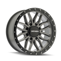 MAYHEM VECTOR 8310 MATTE GUNMETAL BLACK LIP 17X9 8-170 18MM 125.2MM
