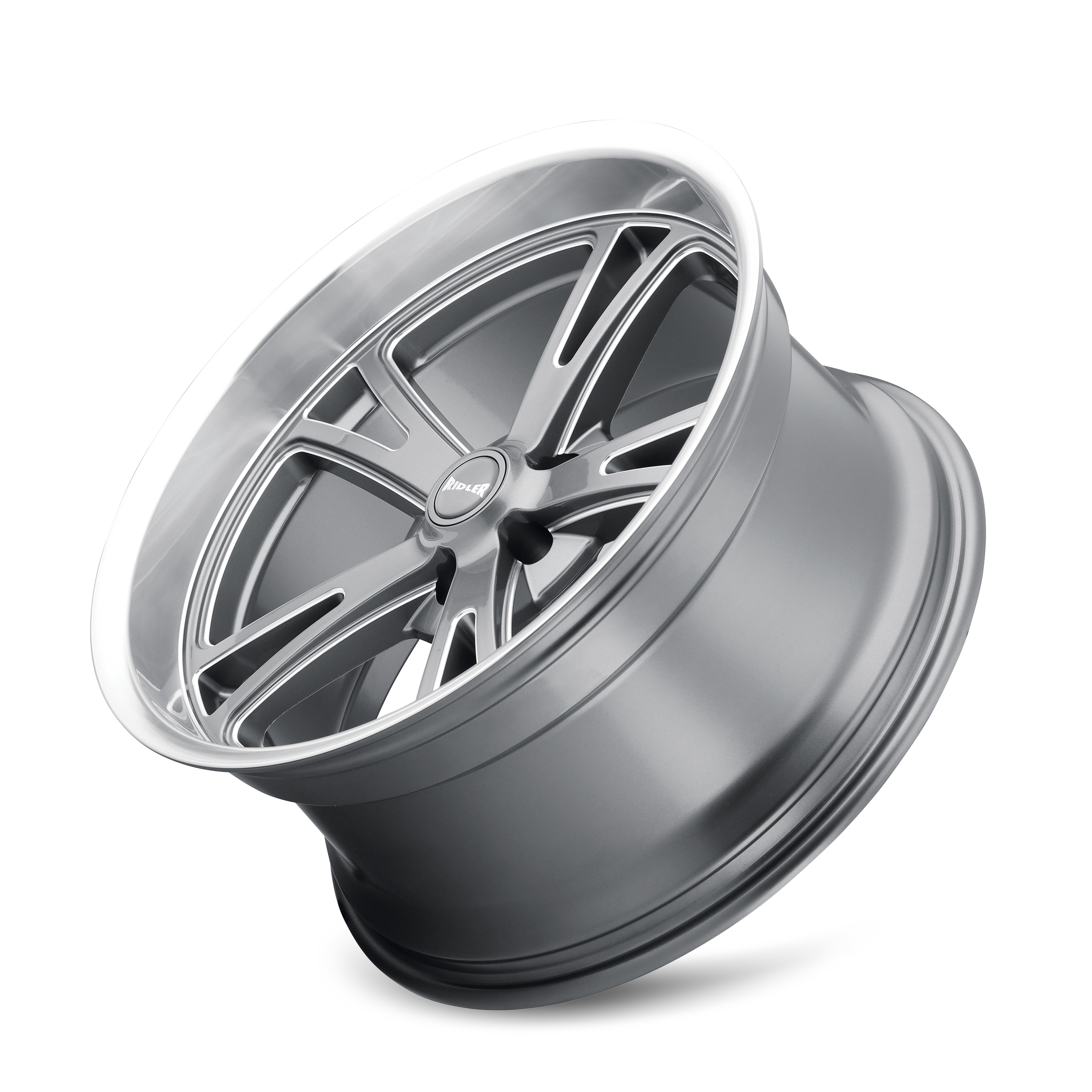 RIDLER 606 GLOSS GREY MACHINED 18X8 5-127 0MM 83.82MM
