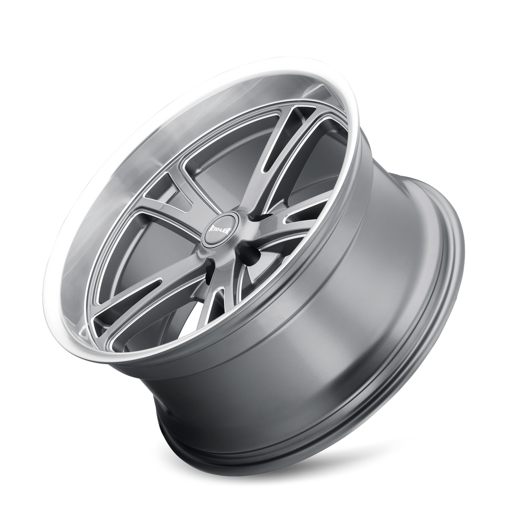 RIDLER 606 GLOSS GREY MACHINED 17X7 5-114.3 0MM 83.82MM