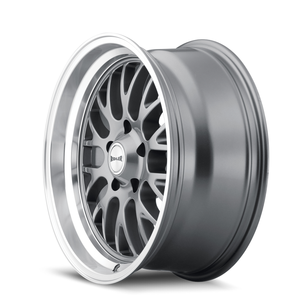 RIDLER 607 GLOSS GREY MACHINED 20X10 5-120.65 0MM 83.82MM