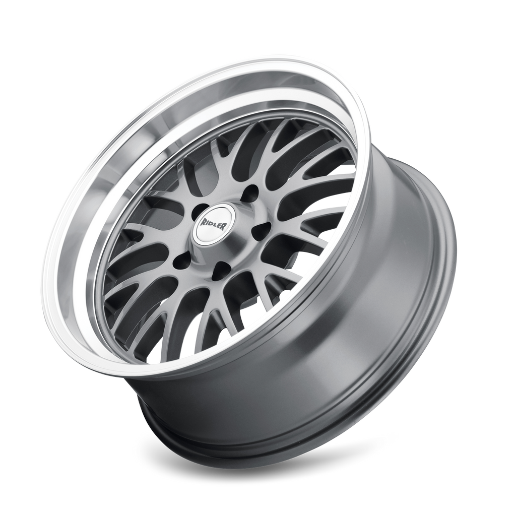 RIDLER 607 GLOSS GREY MACHINED 20X10 5-127 0MM 83.82MM