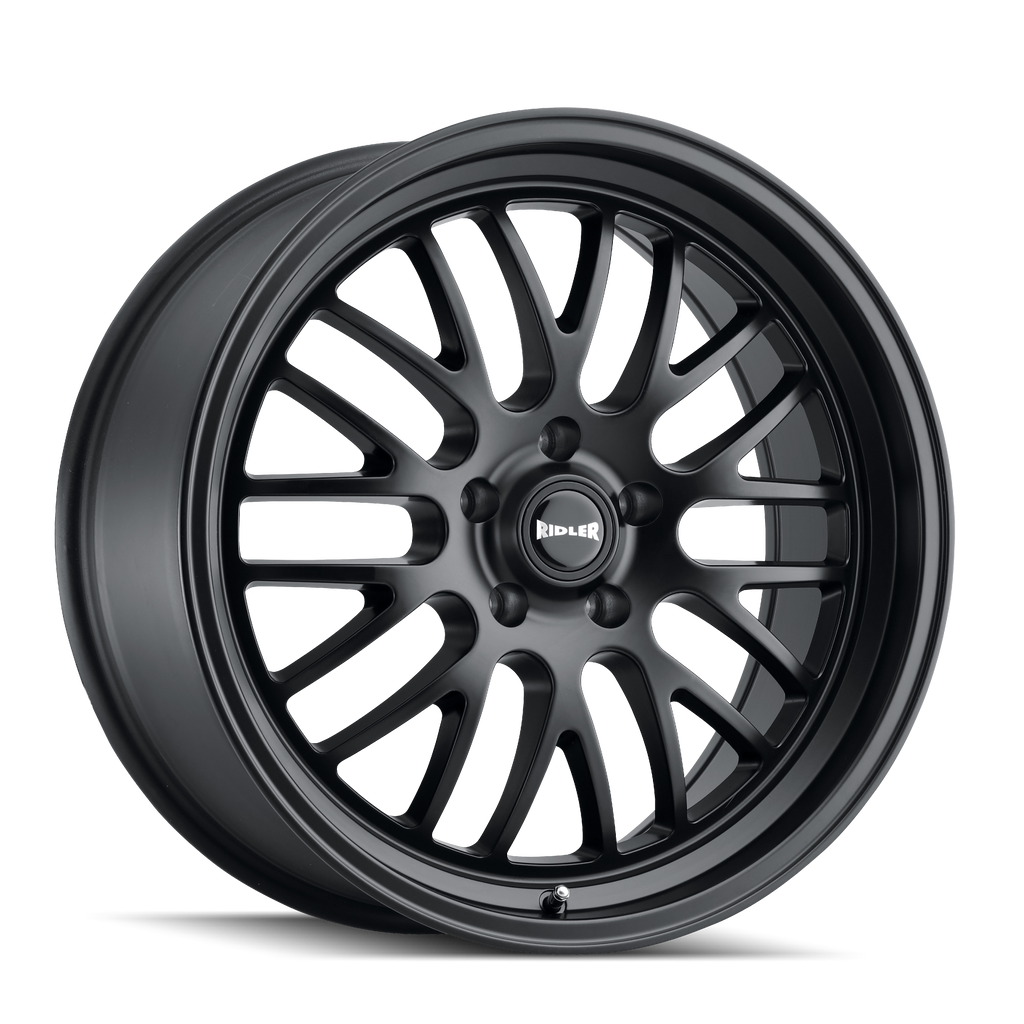 RIDLER 607 MATTE BLACK 18X9.5 5-120.65 6MM 83.82MM