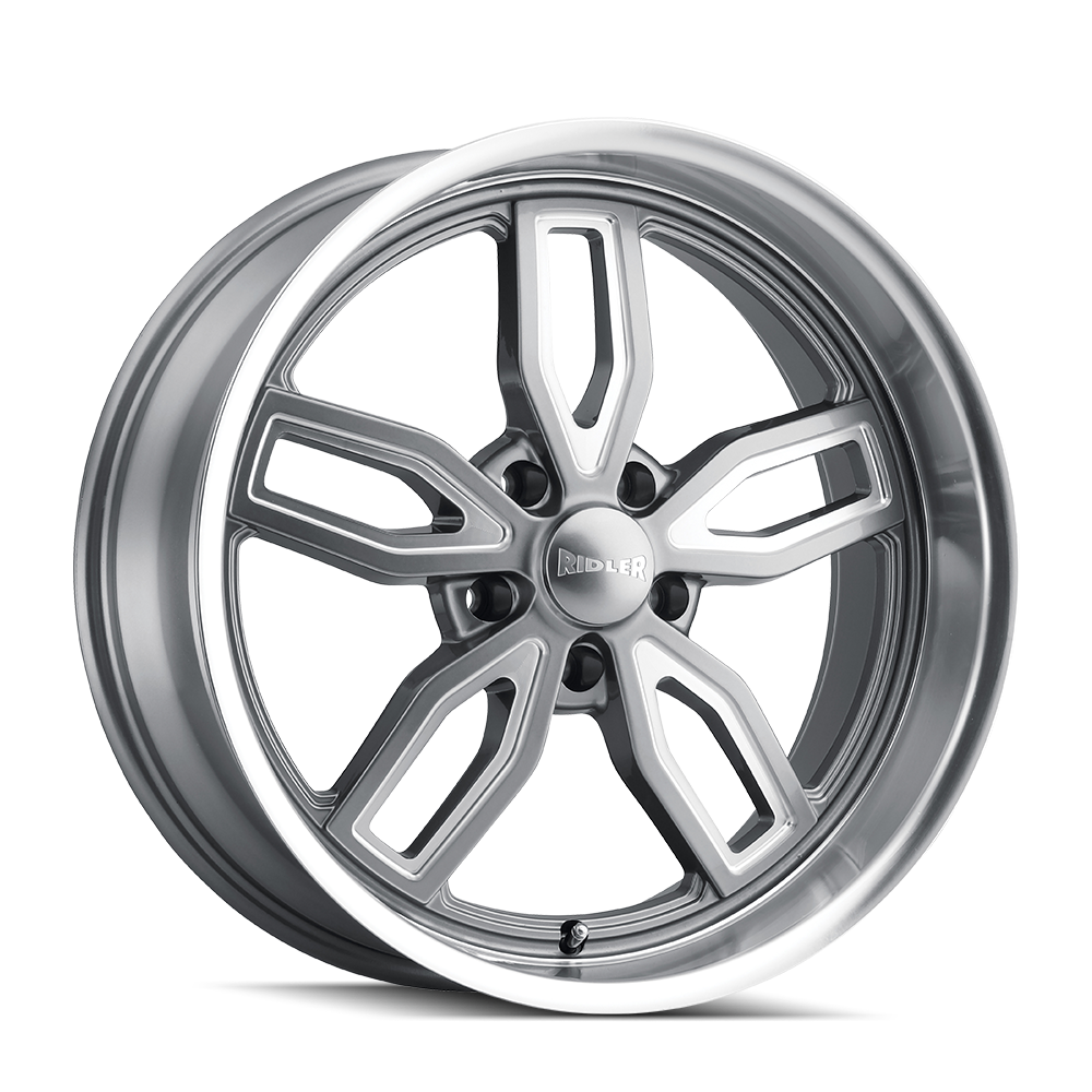 RIDLER 608 GLOSS GREY MILLED 18X9 5-114.3 0MM 72.62MM