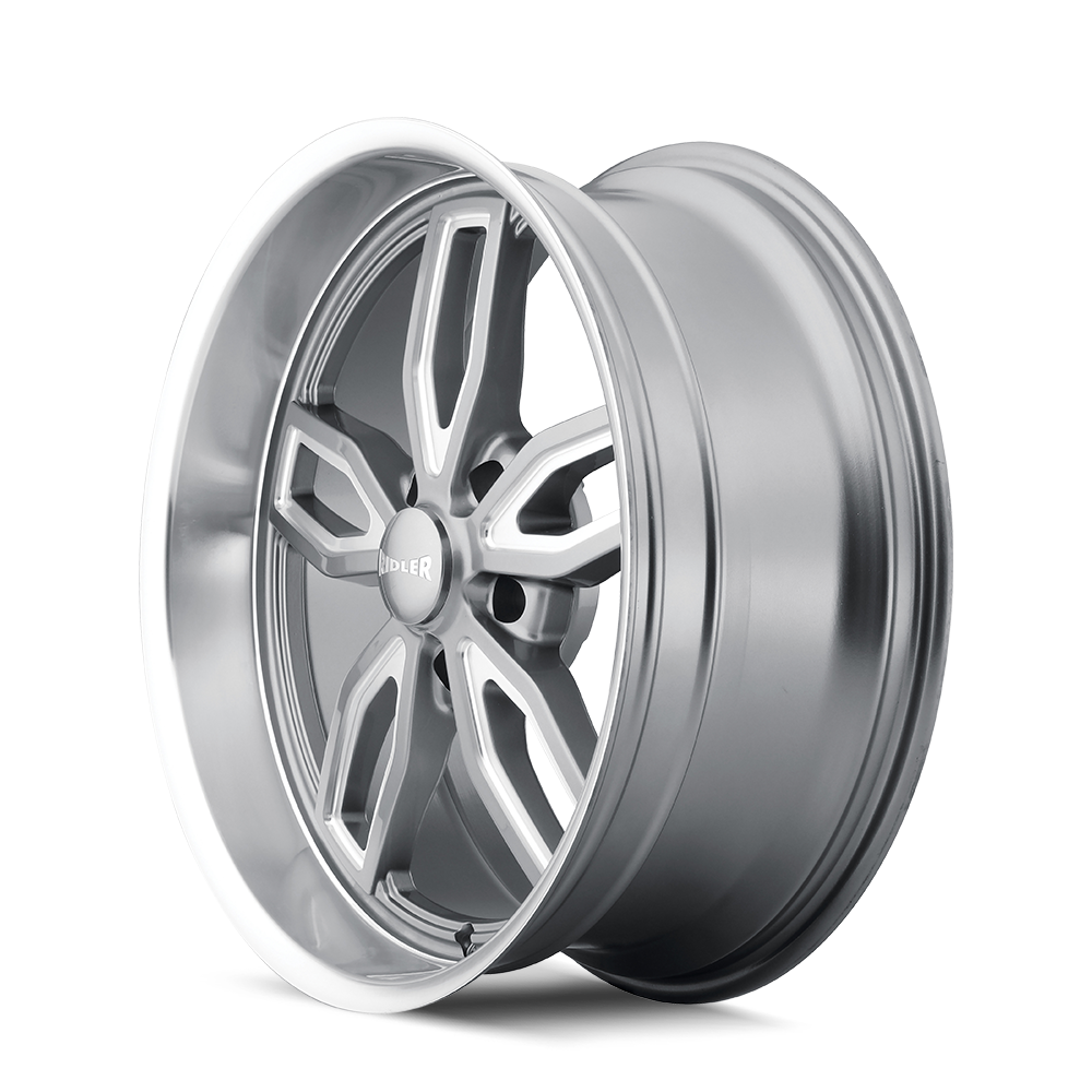 RIDLER 608 GLOSS GREY MILLED 20X10 5-114.3 0MM 72.62MM