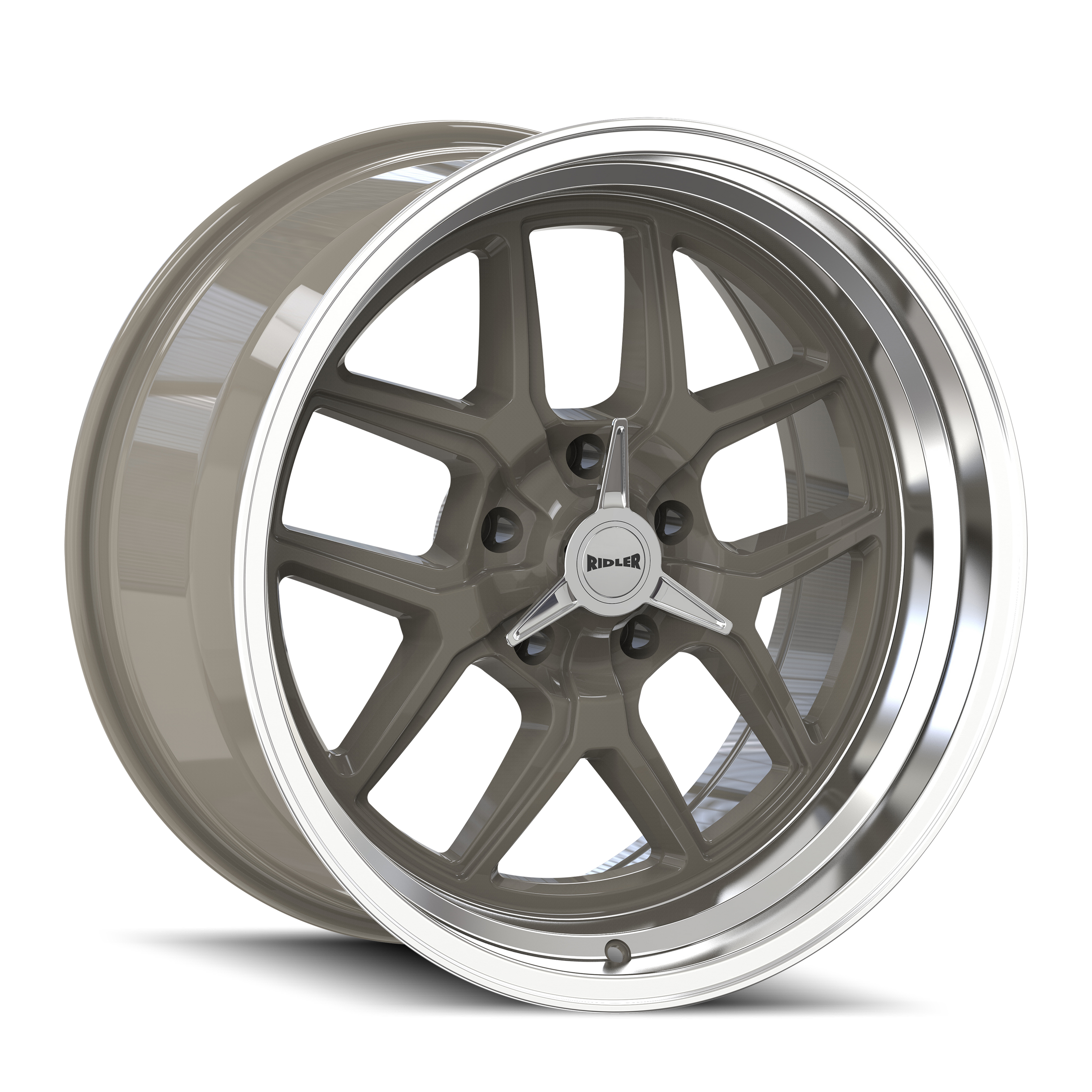 RIDLER 610 GLOSS GREY POLISHED 17X7 5-127 0MM 83.82MM