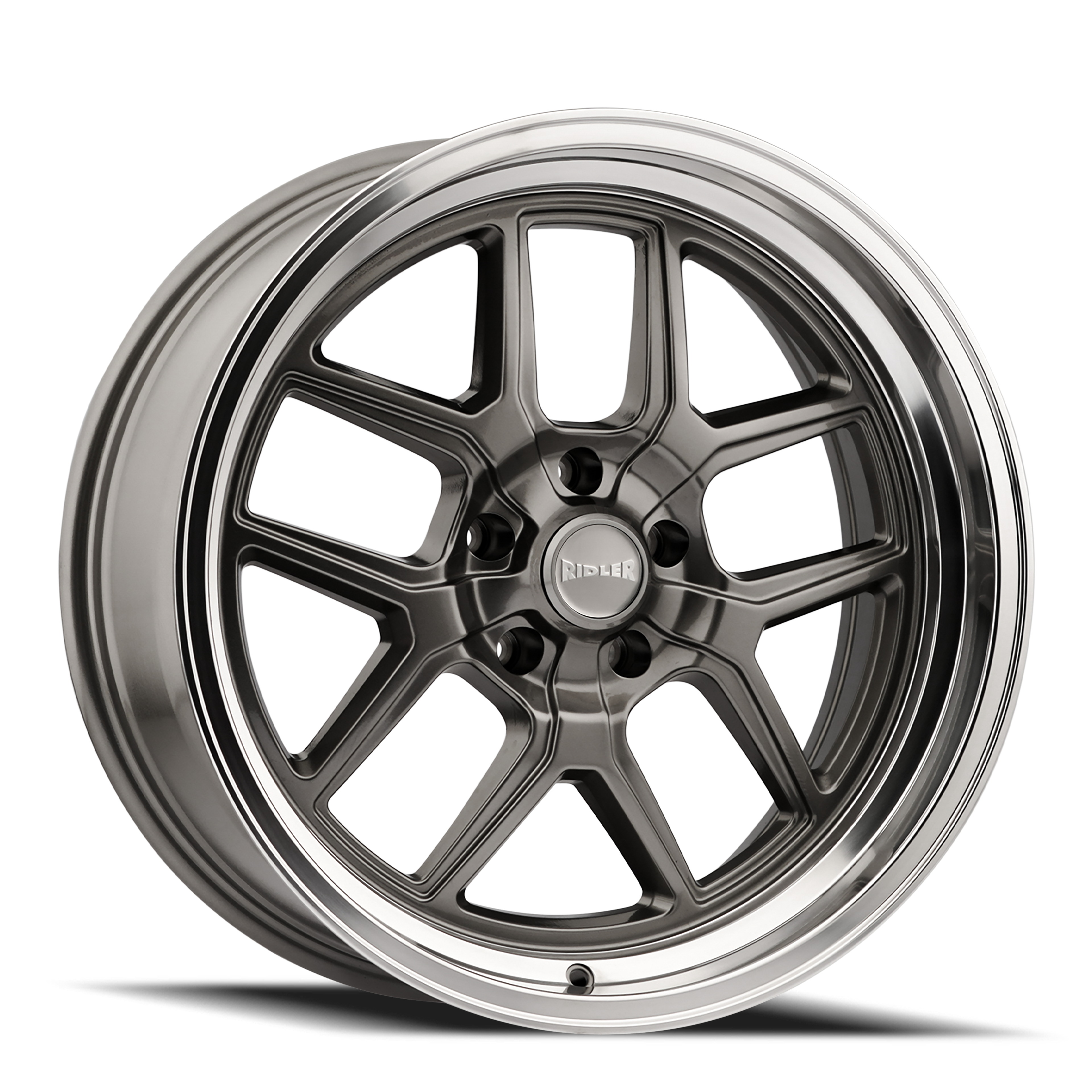 RIDLER 610 GLOSS GREY POLISHED 17X8 5-127 0MM 83.82MM