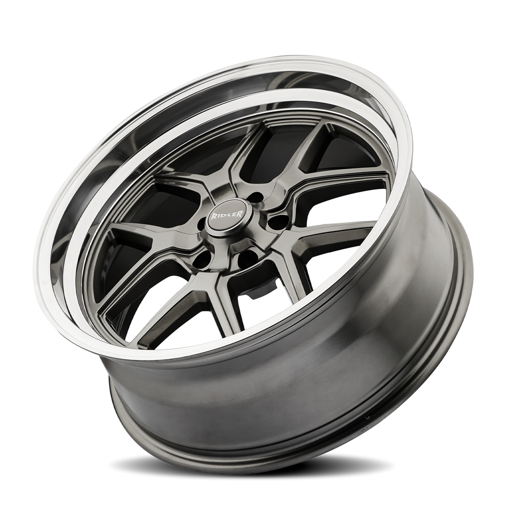 RIDLER 610 GLOSS GREY POLISHED 17X7 5-127 0MM 83.82MM