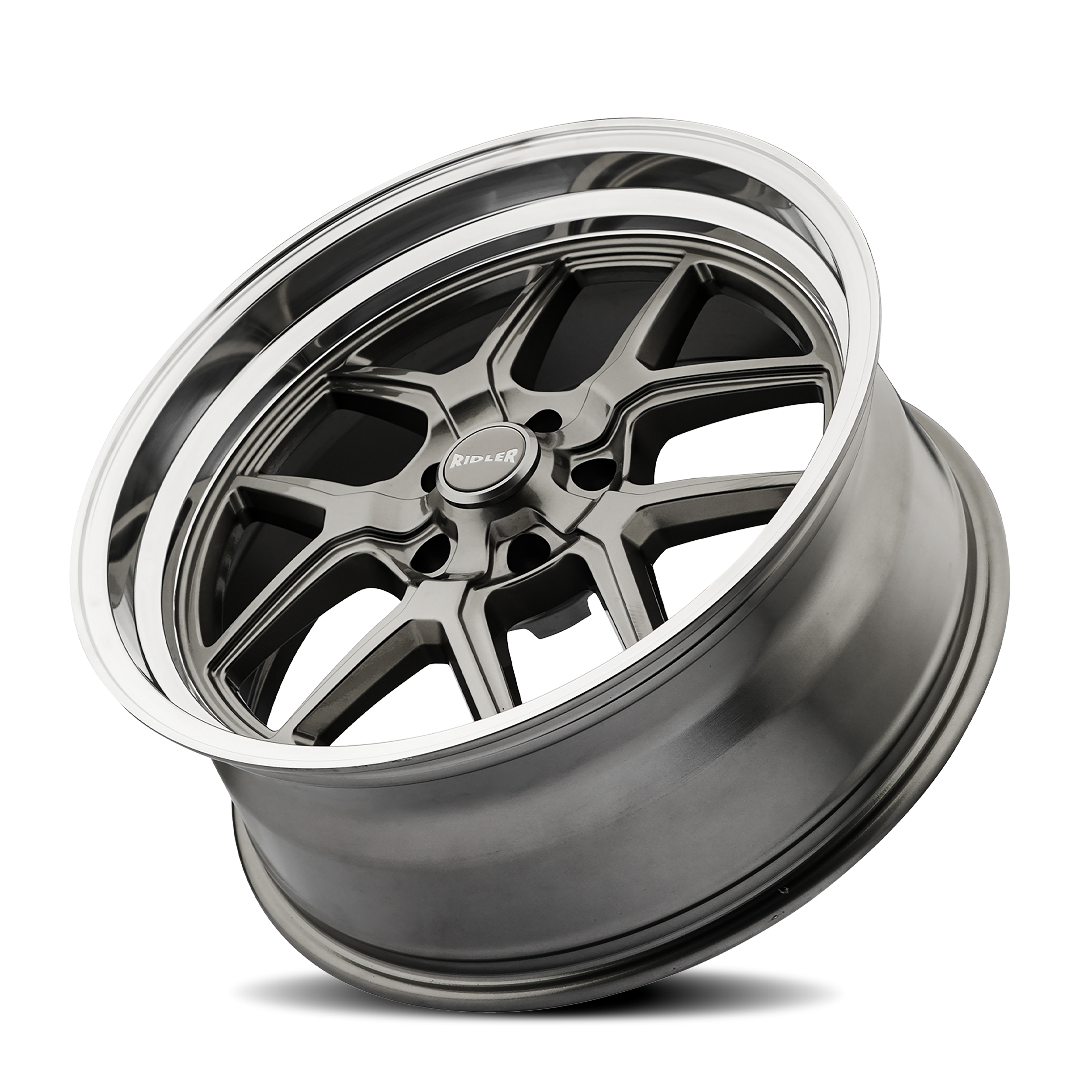 RIDLER 610 GLOSS GREY POLISHED 17X8 5-127 0MM 83.82MM