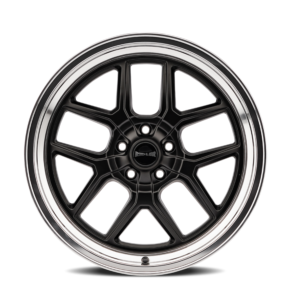 RIDLER 610 MATTE BLACK POLISHED 20X10 5-127 0MM 83.82MM