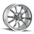 RIDLER 650 CHROME 17X8 5-114.3 0MM 83.82MM