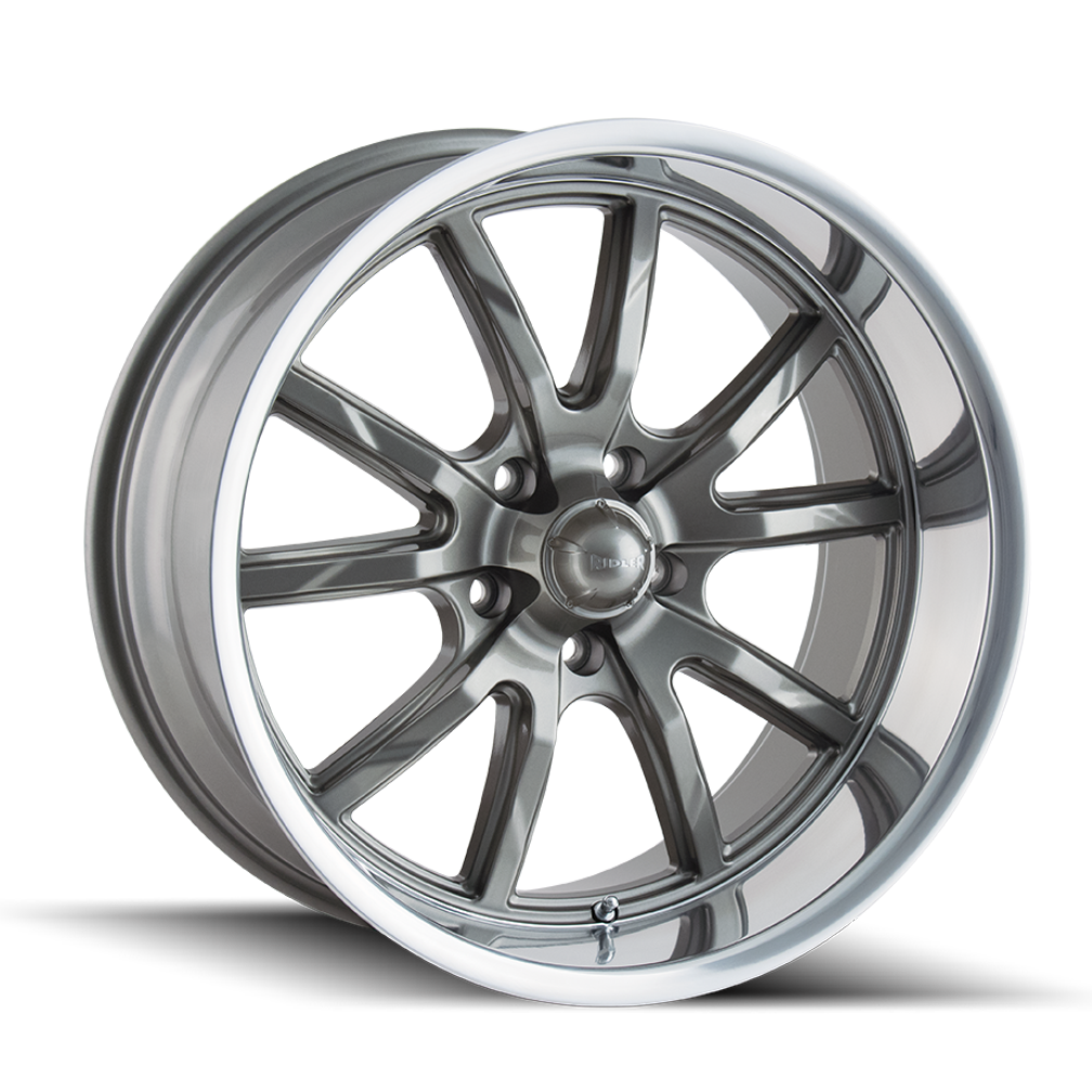 RIDLER 650 GLOSS GREY POLISHED 18X9.5 5-127 0MM 83.82MM