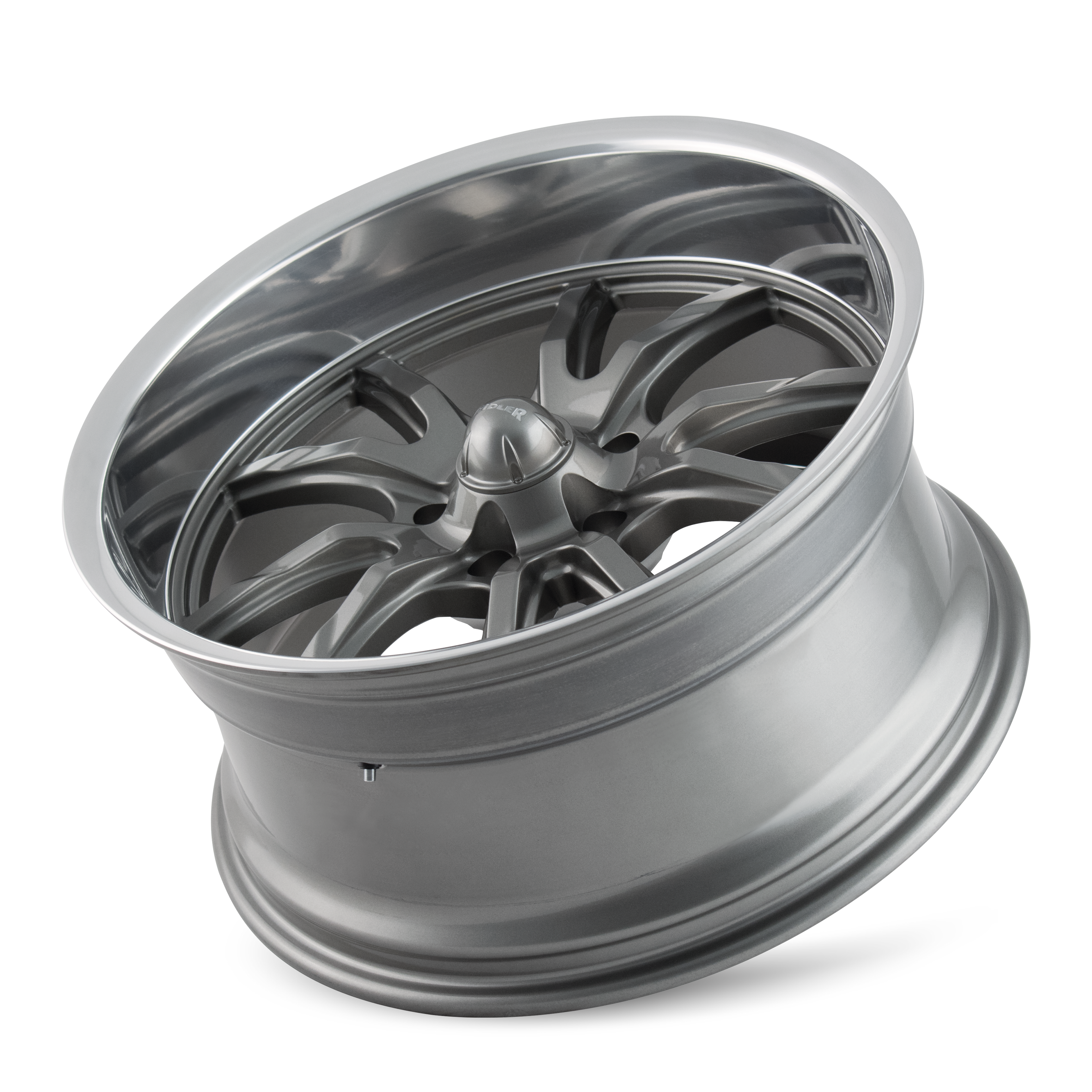 RIDLER 650 GLOSS GREY POLISHED 20X8.5 5-127 0MM 83.82MM