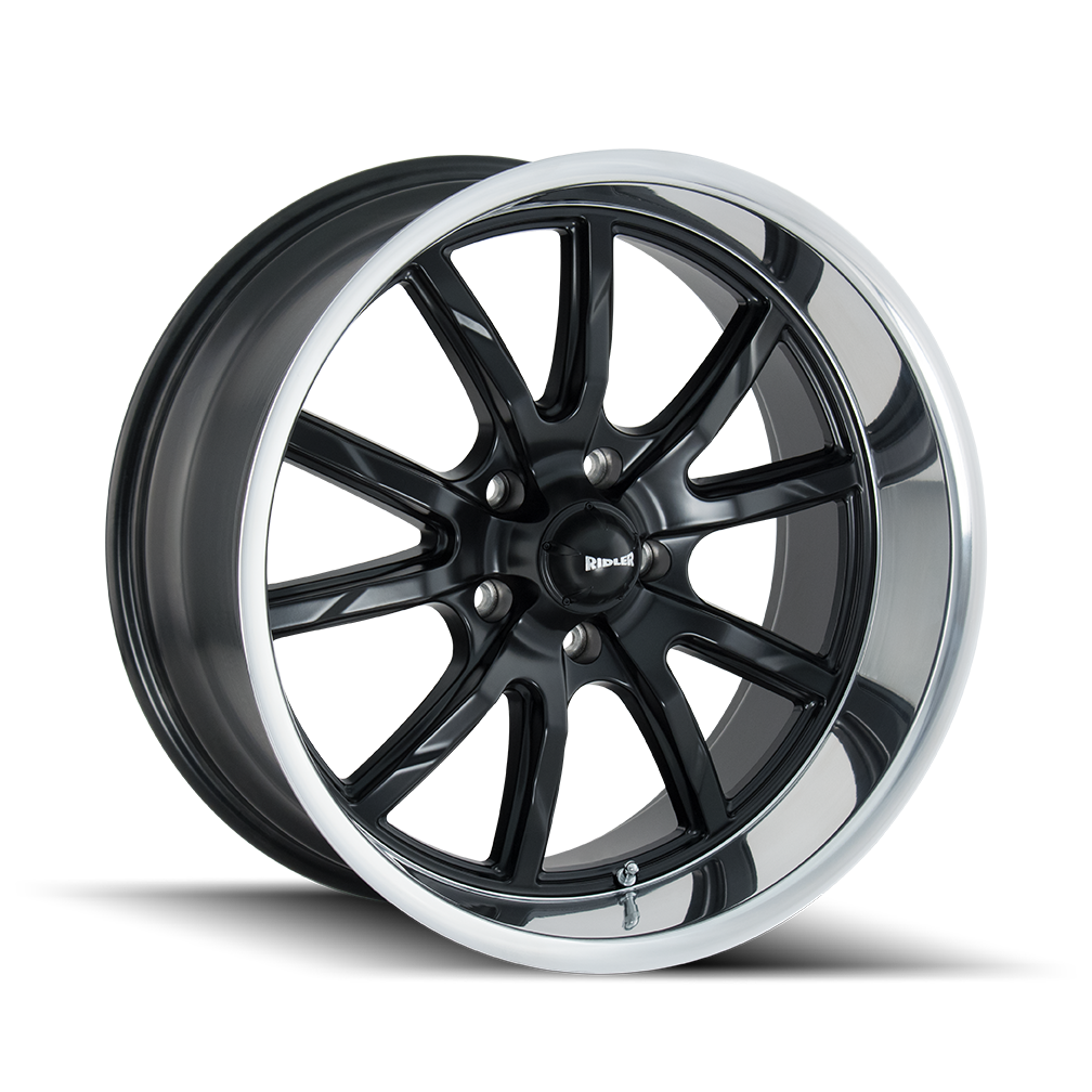 RIDLER 650 MATTE BLACK POLISHED 20X8.5 5-127 0MM 83.82MM