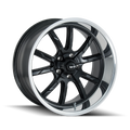 RIDLER 650 MATTE BLACK POLISHED 20X10 5-127 0MM 83.82MM