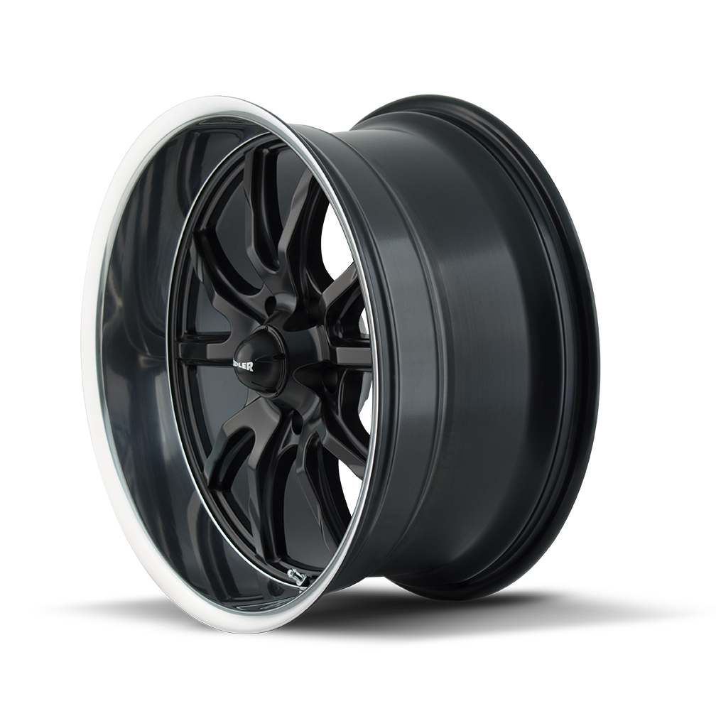 RIDLER 650 MATTE BLACK POLISHED 18X8 5-127 0MM 83.82MM