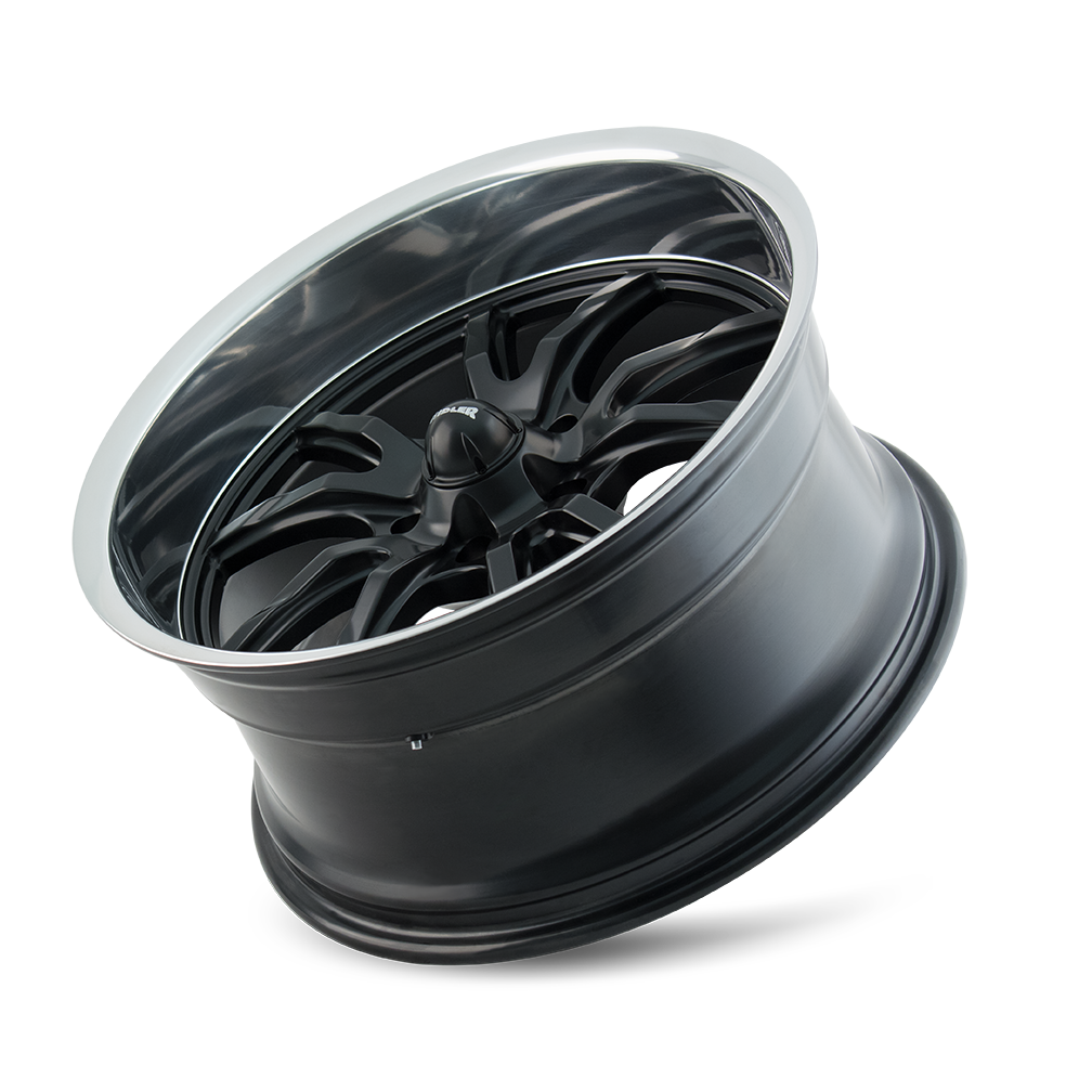 RIDLER 650 MATTE BLACK POLISHED 20X8.5 5-127 0MM 83.82MM