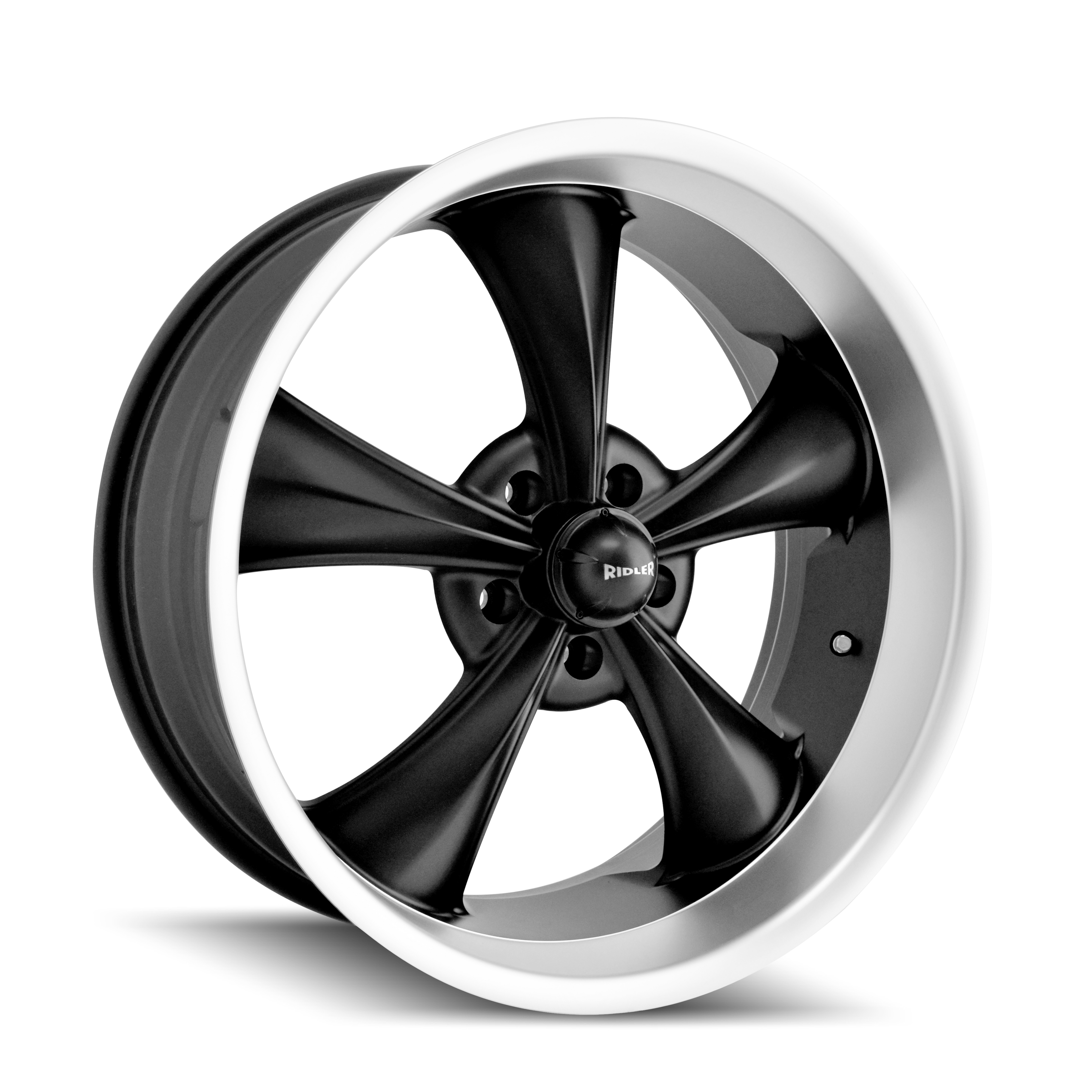 RIDLER 695 MATTE BLACK MACHINED 18X8 5-127 0MM 83.82MM
