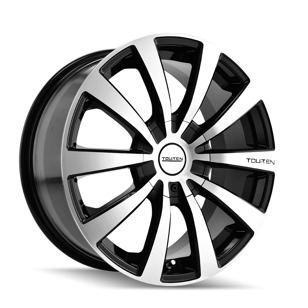 TOUREN TR3 3130 GLOSS BLACK MACHINED 18X8 5-110/5-115 40MM 72.62MM