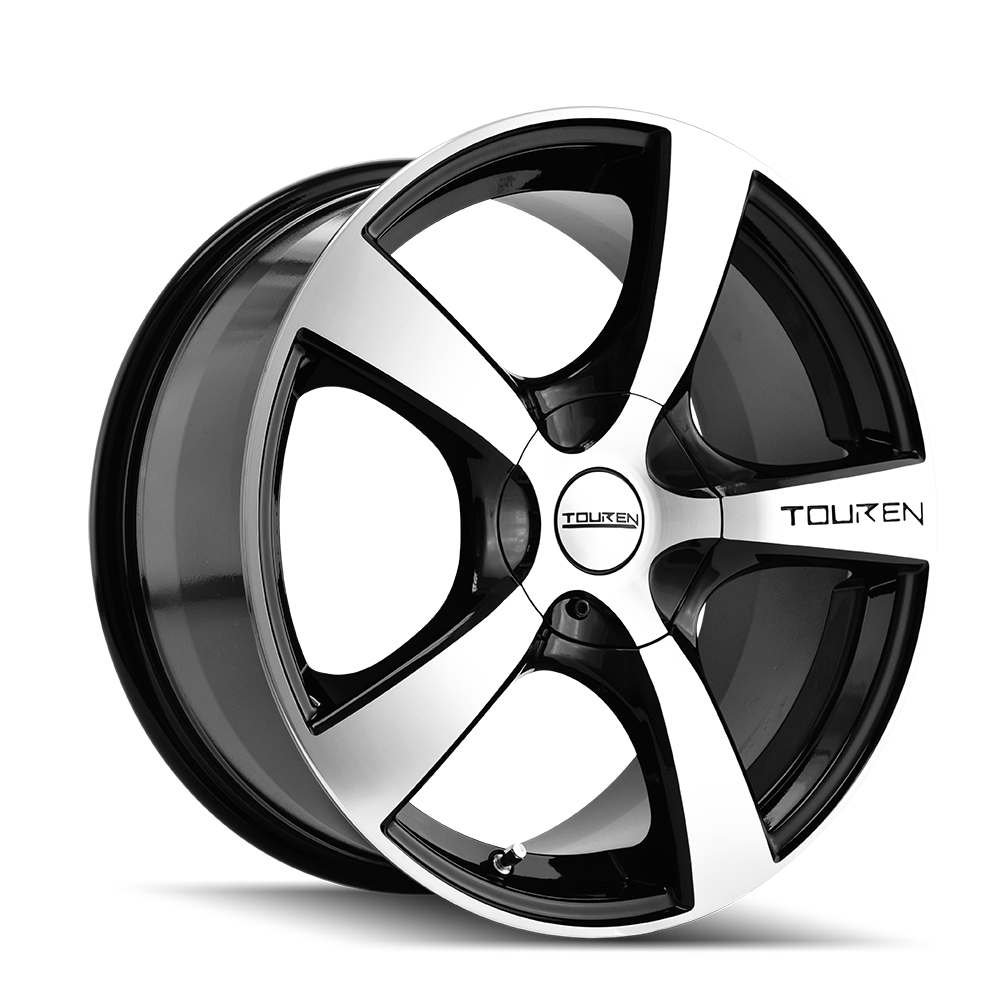 TOUREN TR9 3190 GLOSS BLACK MACHINED 17X7 5-127 42MM 71.5MM