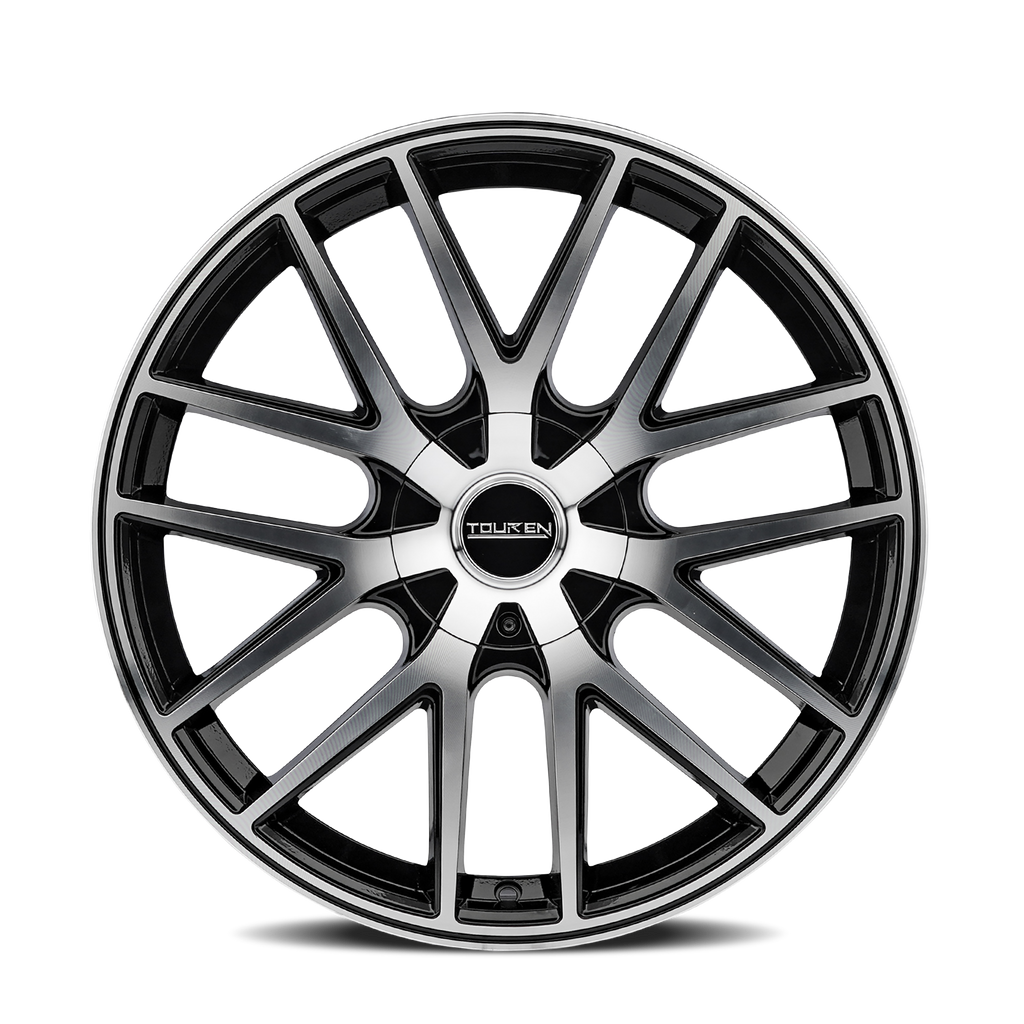 TOUREN TR60 3260 GLOSS BLACK MACHINED 17X7.5 4-100/4-114.3 42MM 67.1MM