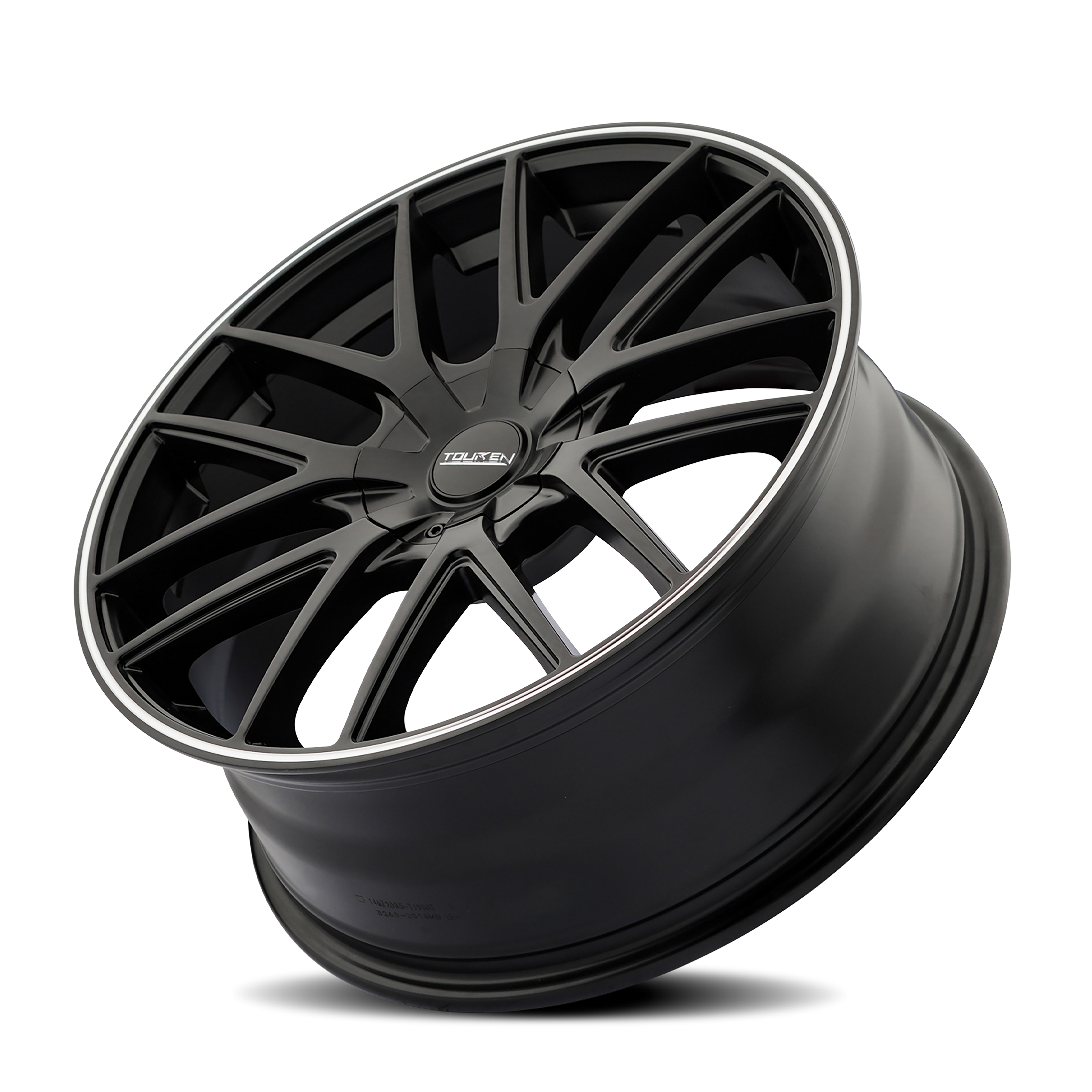 TOUREN TR60 3260 MATTE BLACK MACHINED 17X7.5 5-127 42MM 71.5MM