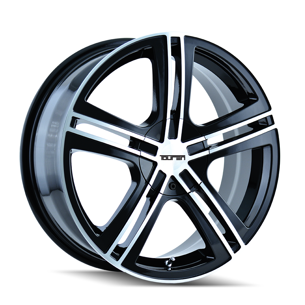 TOUREN TR62 3262 GLOSS BLACK MACHINED 18X7.5 5-100/5-114.3 40MM 72.62MM