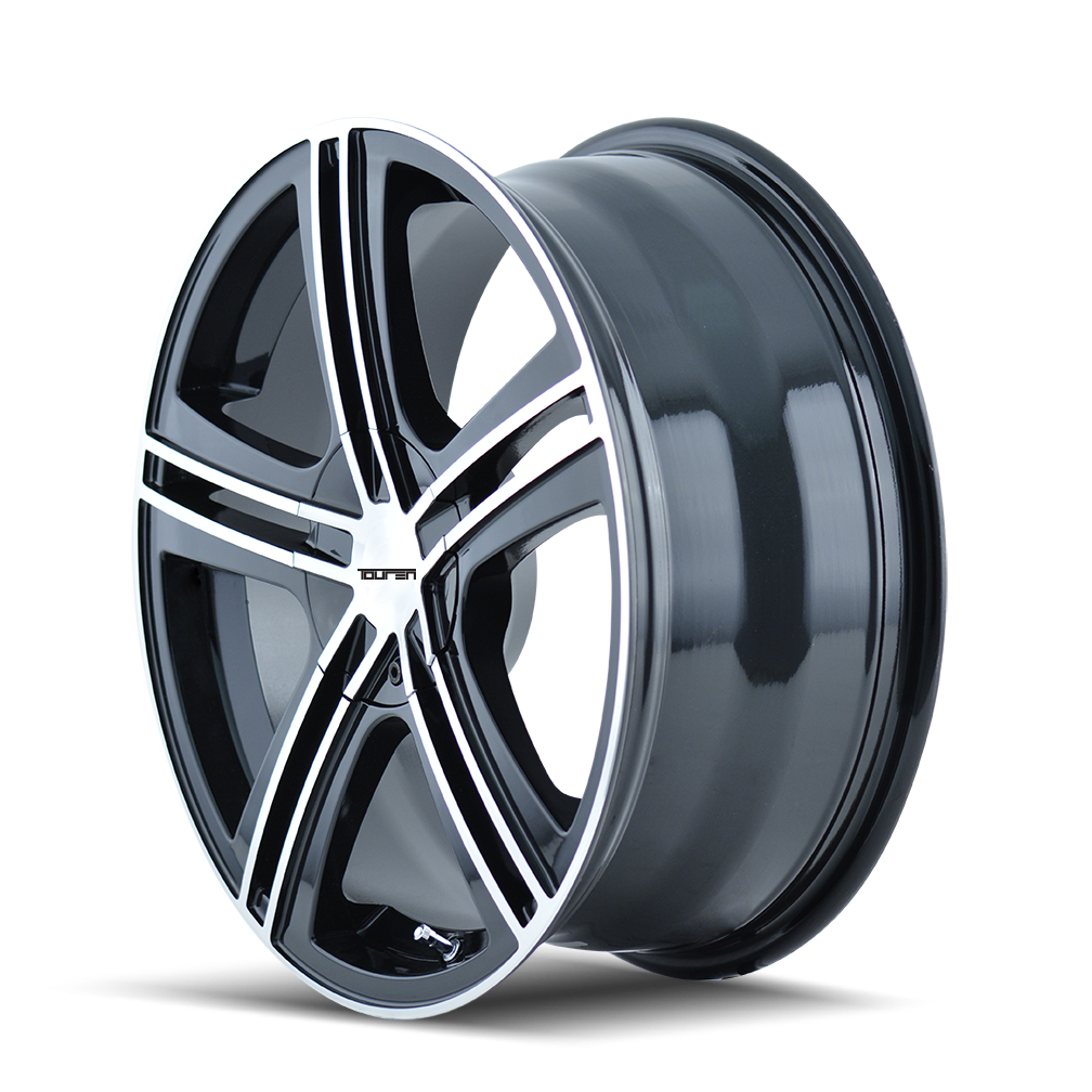 TOUREN TR62 3262 GLOSS BLACK MACHINED 16X7 5-100/5-114.3 40MM 72.62MM