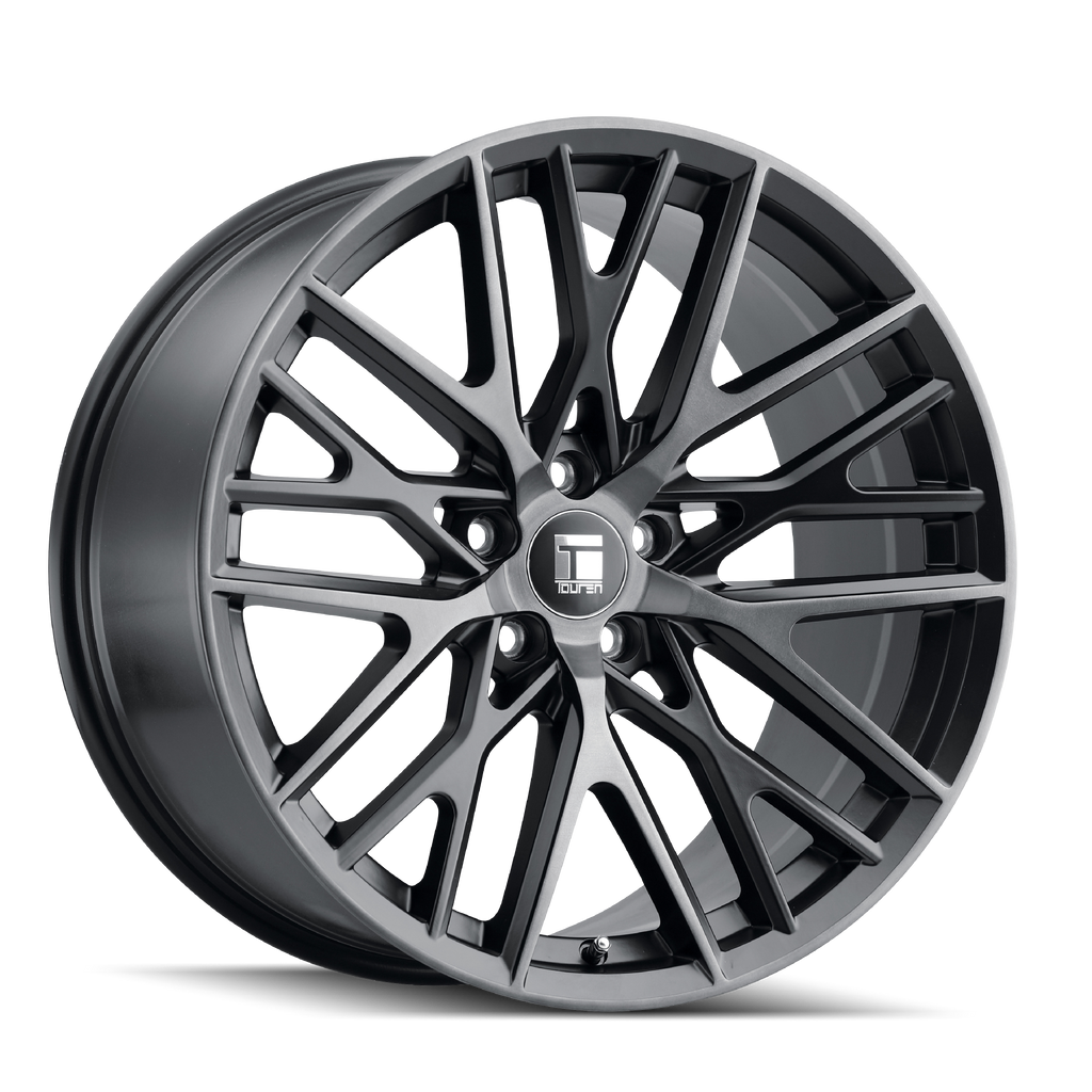 TOUREN TR91 3291 MATTE BLACK BRUSHED WITH DARK 20X10.5 5-120 35MM 72.56MM
