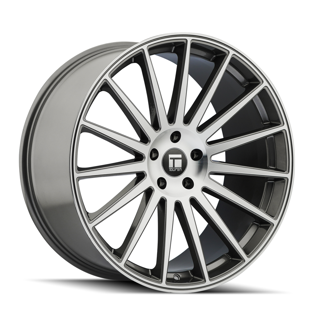 TOUREN TR92 3292 GLOSS GRAPHITE MACHINED FACE 22X9 5-112 32MM 66.56MM