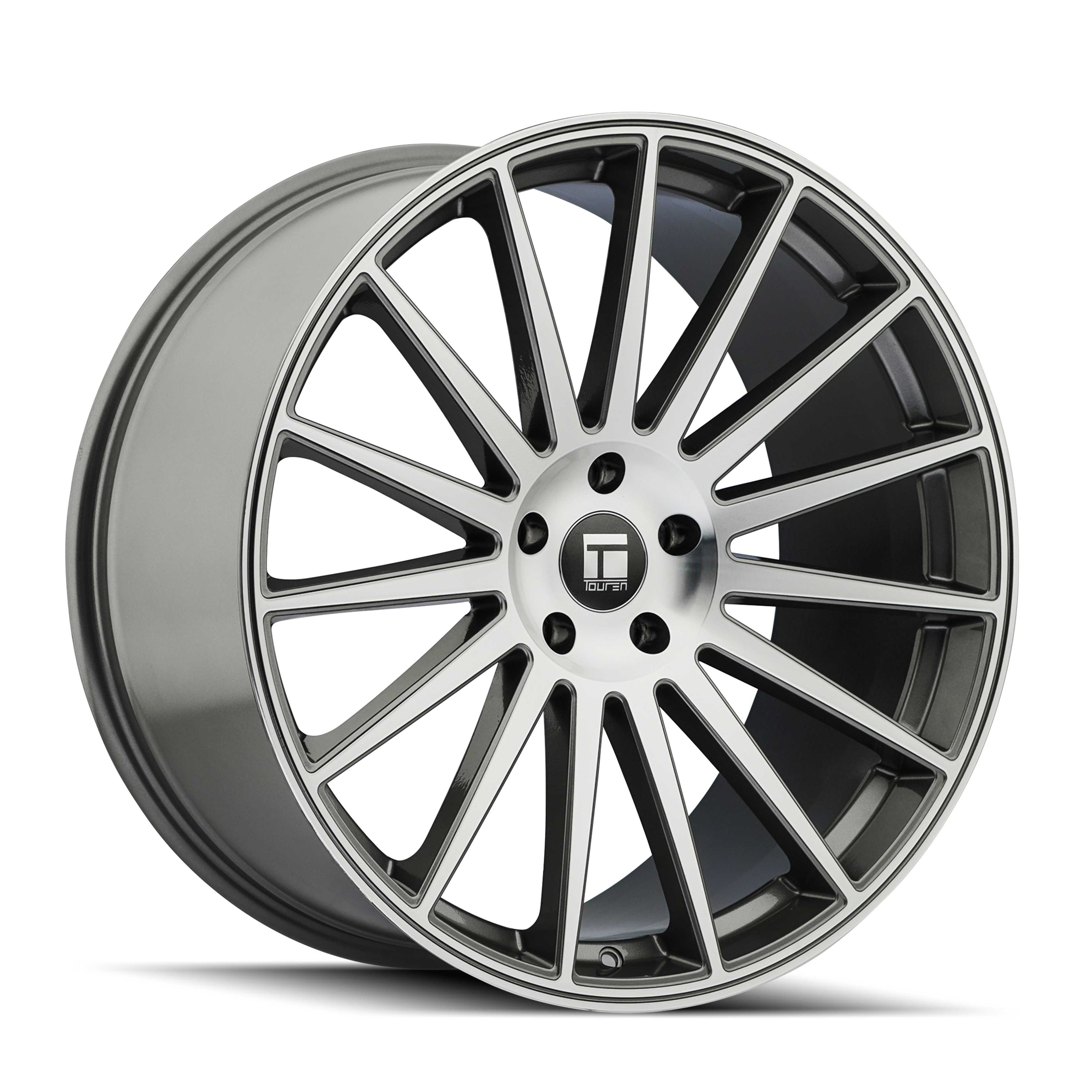 TOUREN TR92 3292 GLOSS GRAPHITE MACHINED FACE 22X9 5-112 32MM 66.56MM