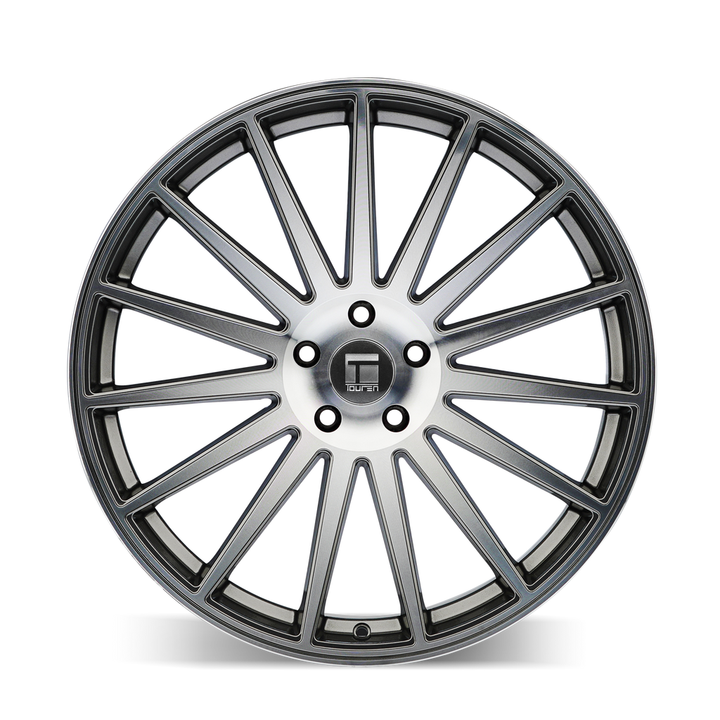 TOUREN TR92 3292 GLOSS GRAPHITE MACHINED FACE 22X9 5-112 32MM 66.56MM