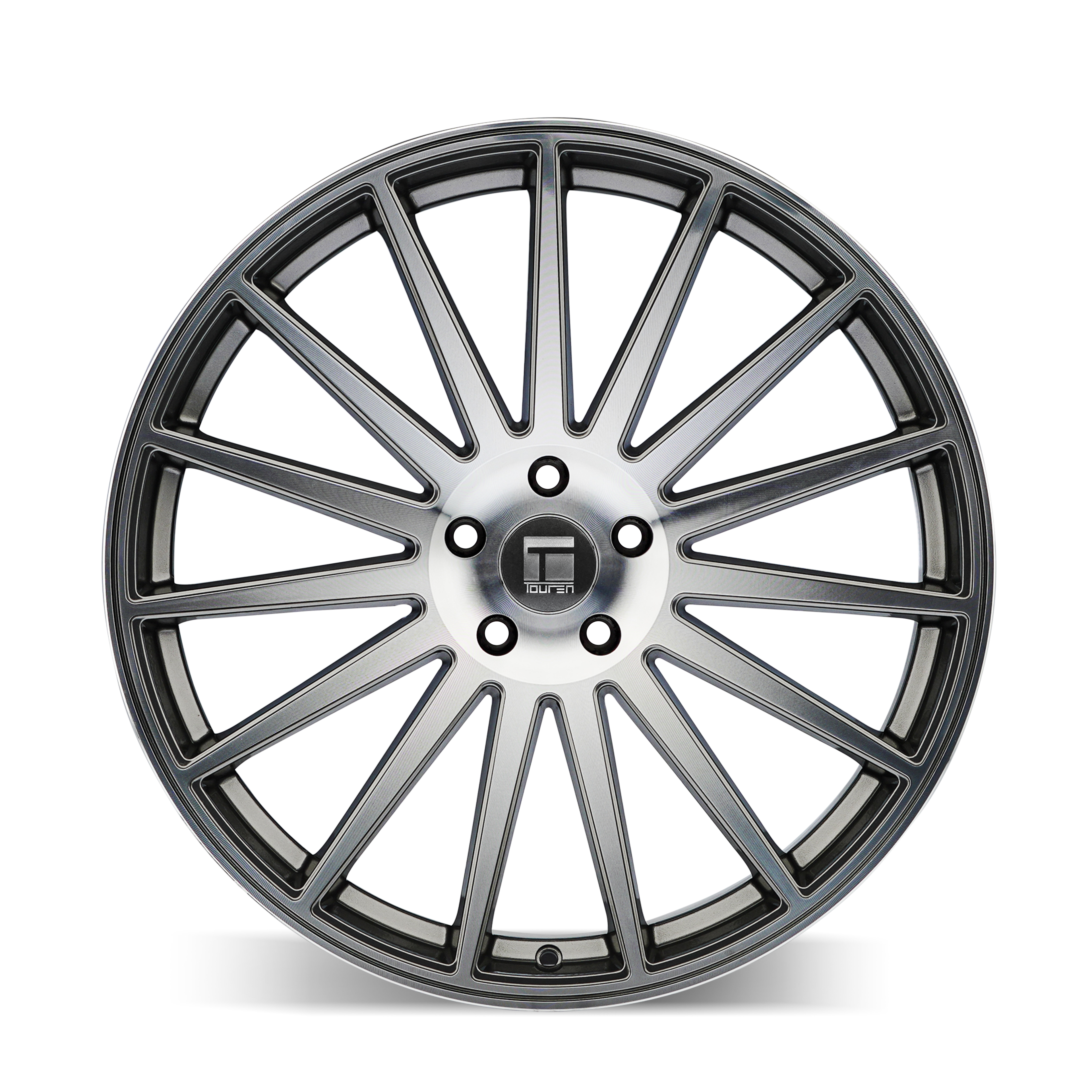 TOUREN TR92 3292 GLOSS GRAPHITE MACHINED FACE 22X9 5-112 32MM 66.56MM