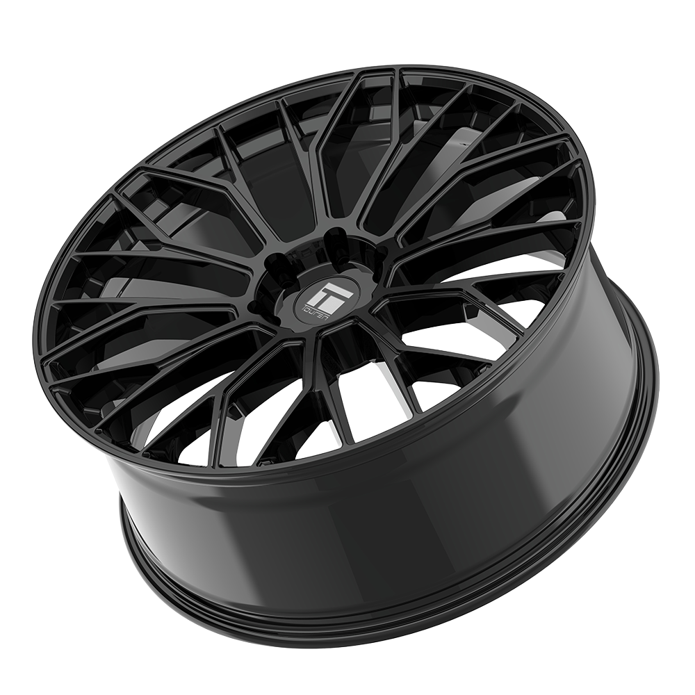TOUREN TR08 3208 GLOSS BLACK 22X9 6-135 25MM 87.1MM