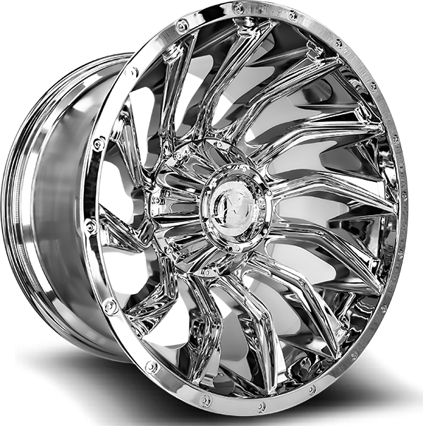 XF OFFROAD XF-224 22.0x12.0 6x135/6x139.7 Chrome