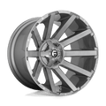 FUEL OFF-ROAD D714 CONTRA PLATINUM 20.0x10.0 5x139.7/5x150 BRUSHED GUN METAL TINTED CLEAR